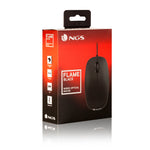 NGS Rato Ótico com Fios 1000dpi Flame