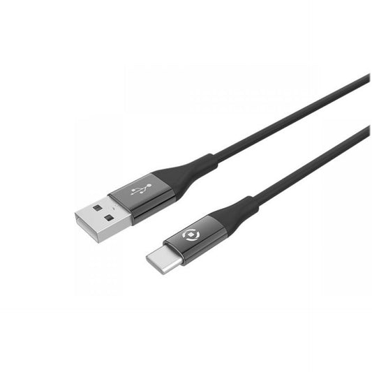 Celly Cable USB-C 1 mt Negro