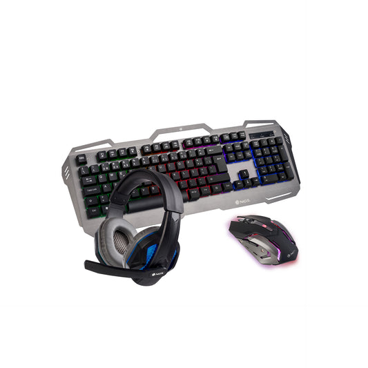 NGS Gaming Teclado + Rato +Auscultadores - Gbx1500