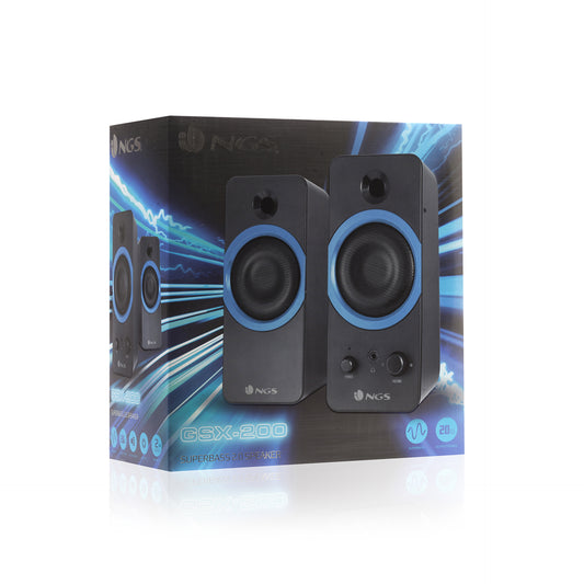NGS Colunas Superbass Stereo Power 20W - GSX-200