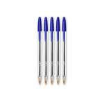 Bic Cristal Blister de 5 Canetas Esferográficas Azul