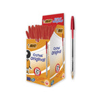 Bic Cristal Caixa de 50 Canetas Esferográficas Cor Vermelha