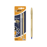 Bic Cristal Shine Celebrate Dourada e Prateada Blister 2 un