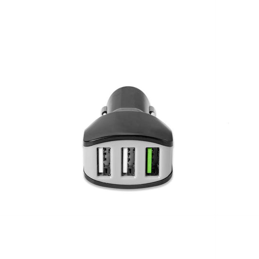 Coche Celly Turbo CH. 3USB 4.4A Negro
