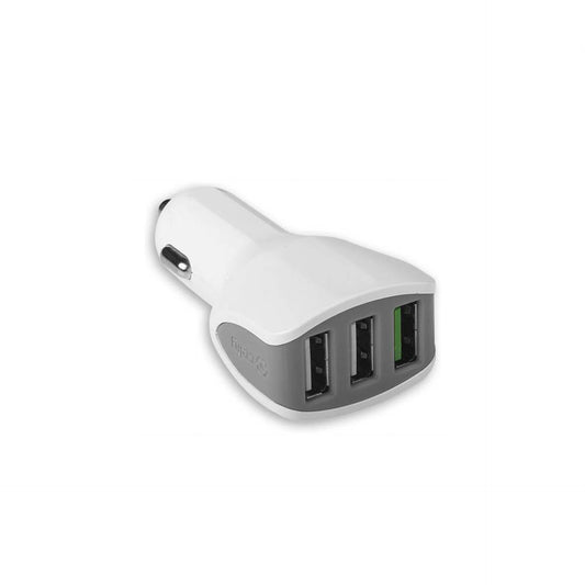 Coche Celly Turbo CH. 3USB 4.4A Blanco
