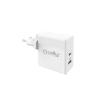 Celly Carregador De Rede USB E Tipo C 30W BLZ