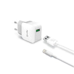 Celly Carregador de parede + Cabo 5V Branco