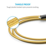 PowerLine+ Lightning 3ft (0.9M) Dourado