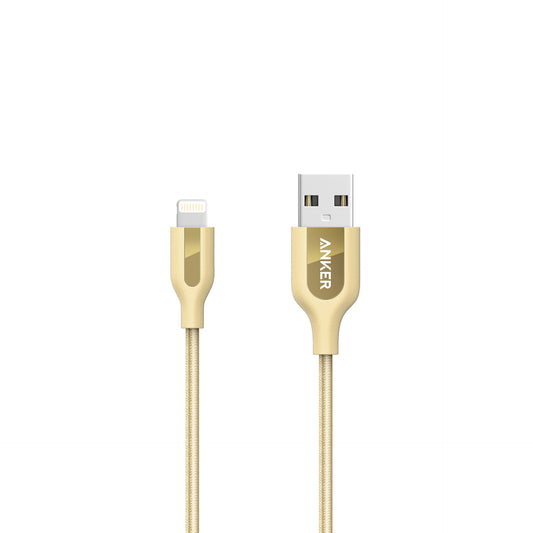 PowerLine+ Lightning 3ft (0.9M) Dourado