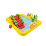 Centro de juegos de agua hinchable Intex Fruit con tobogán y pulverizador de 57 a 493 litros