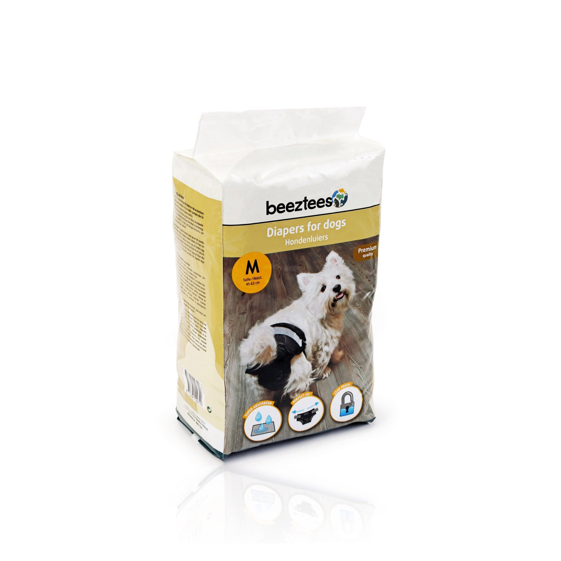 Pañales para perros Beeztees M