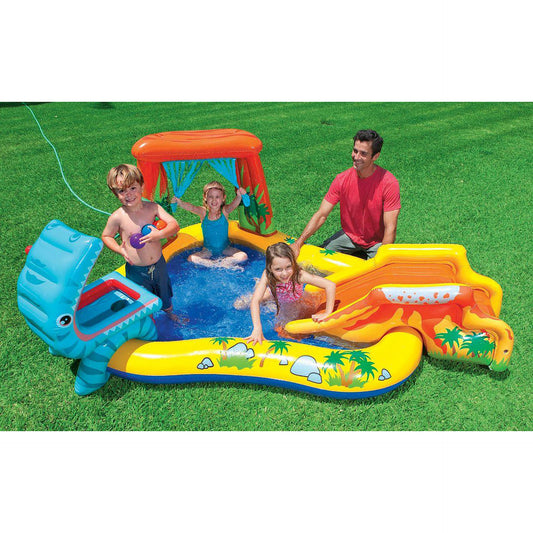 Intex Centro de Jogos Insuflável Dinossauro 249 x 191 x 109 cm - 216 litros