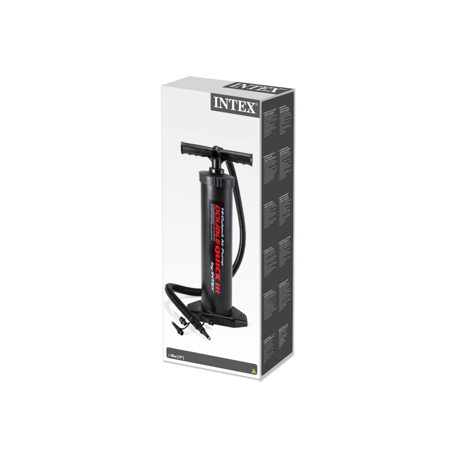 Intex Bomba Manual Doble Quick III 48 cm