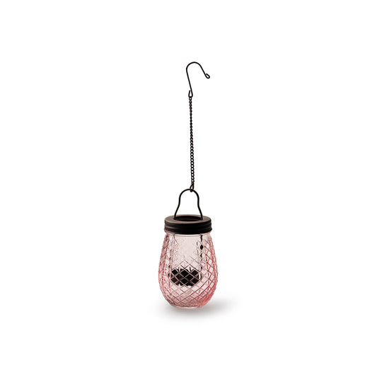 Vela rosa centelleante colgante