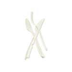 Koziol Conjunto de 3 Talheres Branco Klikk