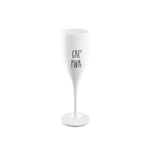 Koziol Flute 100 ml Branco Cheers Girl Power