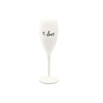 Koziol Flute 100 ml Branco Cheers Love
