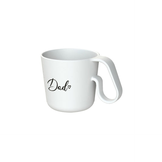 Koziol Caneca Plástica Branca Dad