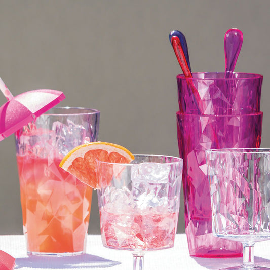 Koziol Vaso Plastico Pie Transparente 250 ml