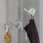 Gancho Koziol con ventosa Grey Bird