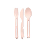 Koziol Conjunto de 3 Talheres Rosa Klikk