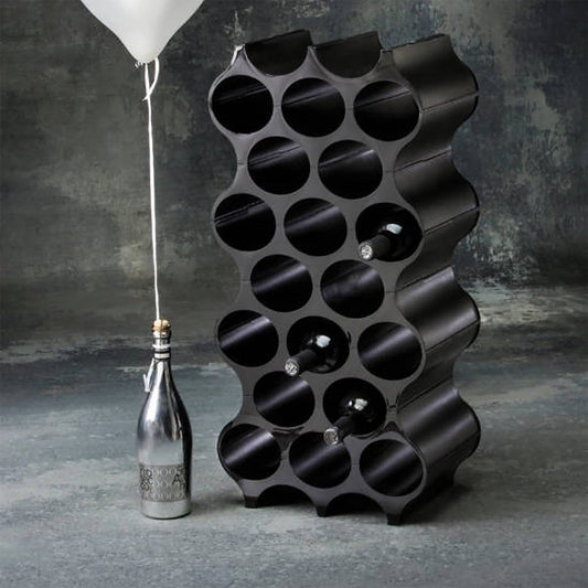 Koziol Suporte Modular Garrafas Preto Set Up