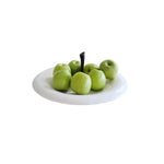 Plato con forma de manzana Koziol Blanco