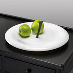 Plato con forma de manzana Koziol Blanco