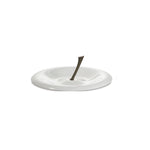 Plato con forma de manzana Koziol Blanco