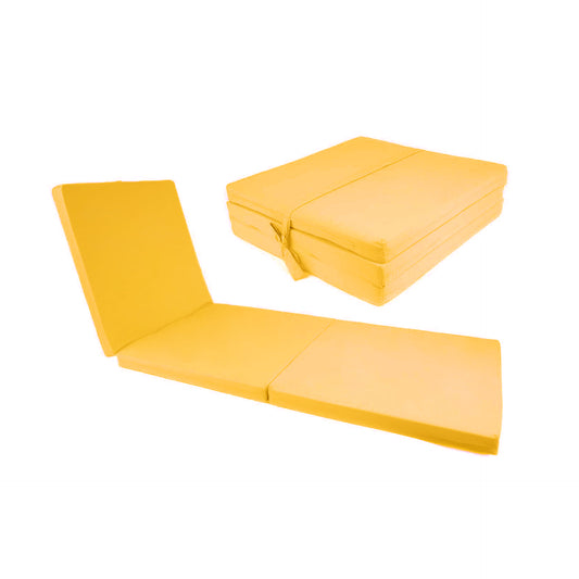 Colchão Tripartido Minimate 100% Poly Amarelo