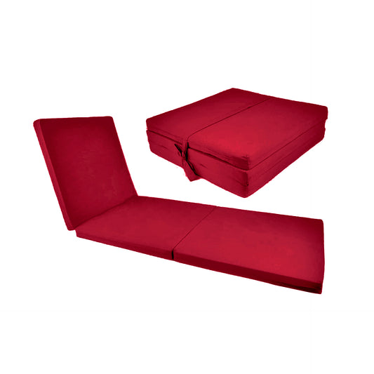 Colchão Tripartido Minimate 100% Poly Bordeaux