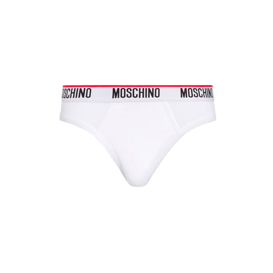 Moschino Cueca Algodão Branca