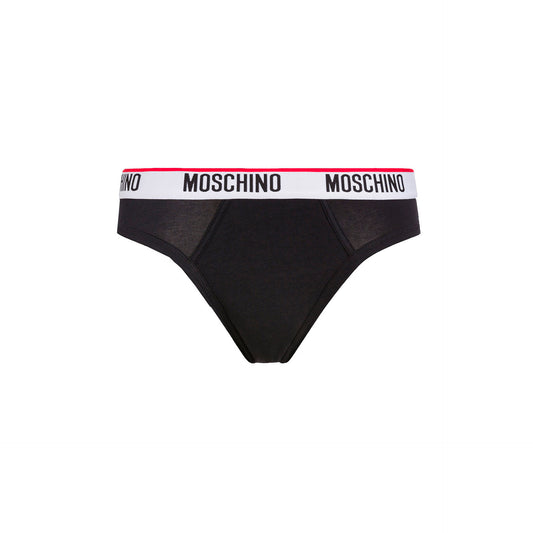 Moschino Cueca Algodão Preta