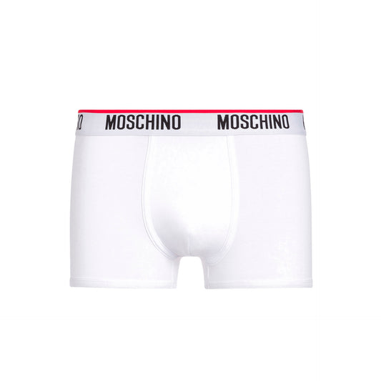 Moschino Boxer Algodão Branco