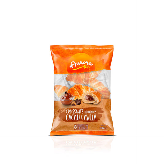 Aurora Croissants com Recheio de Cacau e Avelã 240 gr (8 x 30 gr)