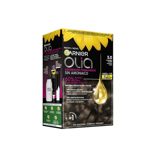 Garnier Olia Coloração Permanente Castanho Claro 5.0