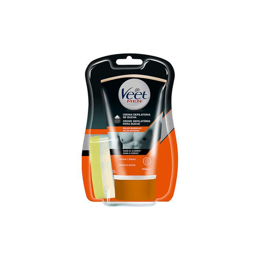 Veet Men Creme Depilatório Duche Peles Normais 150 ml