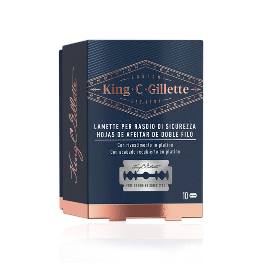 King C Gillette Lâmina Dupla Recargas 10 un