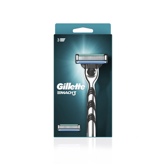 Gillette Mach3 Máquina Barbear + Recarga