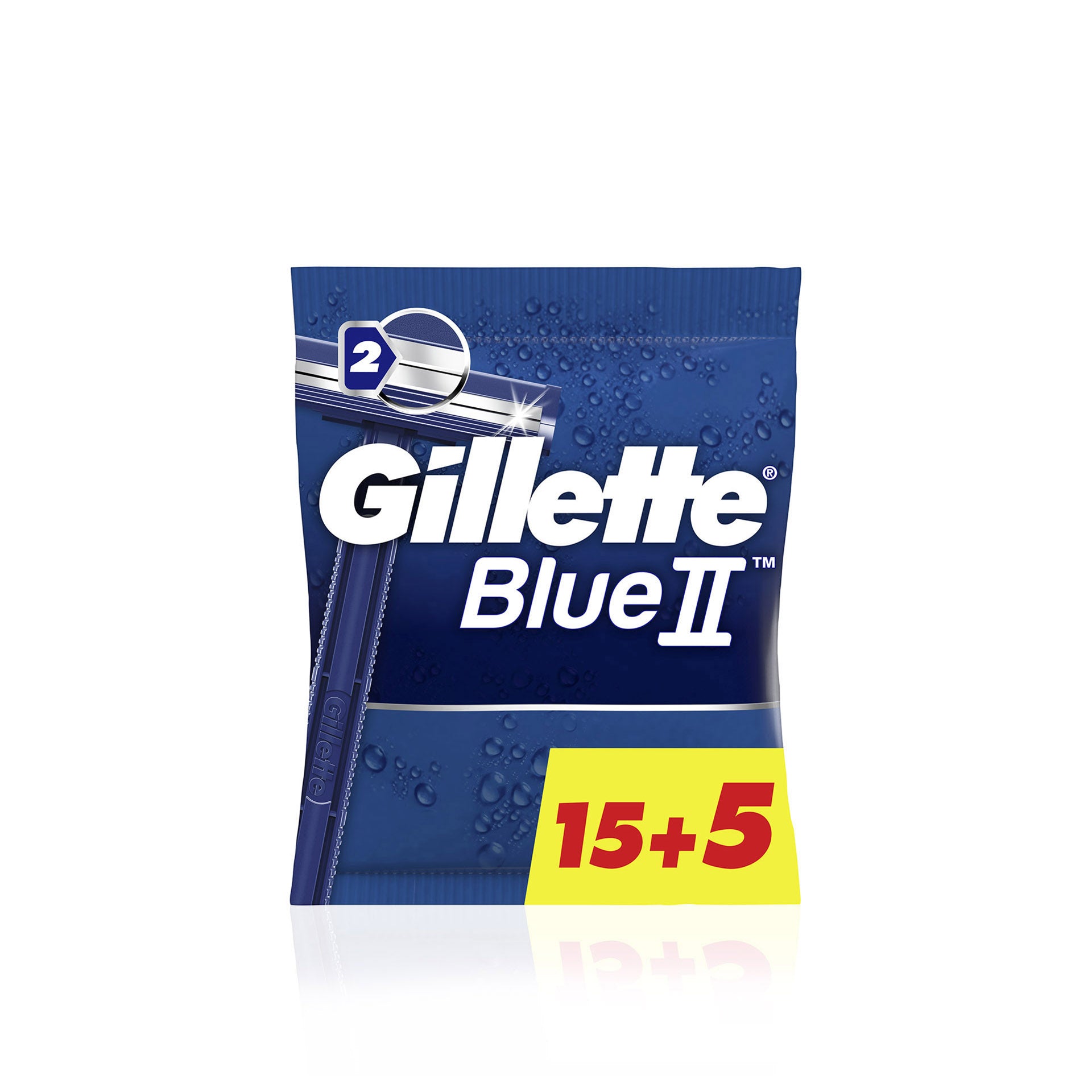 Gillette Blue II Maquinilla De Afeitar Desechable 15uds + 5 Gratis