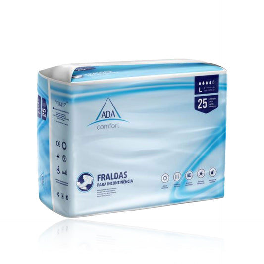 Ada Comfort Fraldas Standard Incontinência 25 un L
