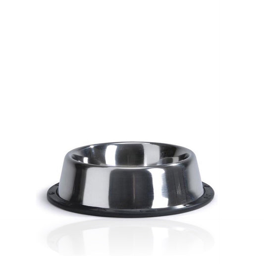 Beeztees Comedero para perros de acero inoxidable 18 cm