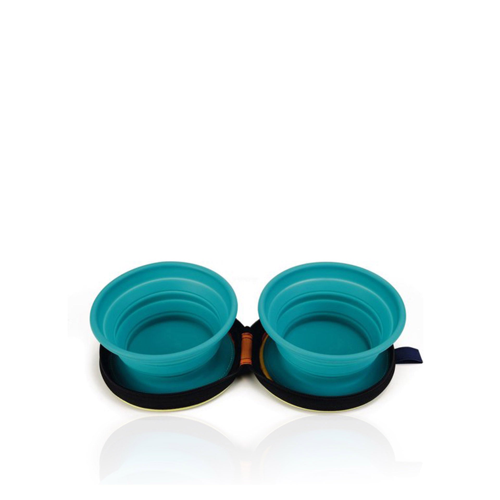 Beeztees Comedero de Viaje para Perros de Silicona Verde 2 x 720 ml