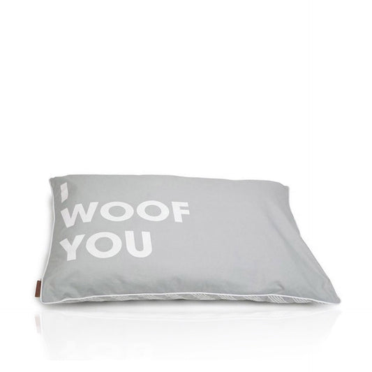 Beeztees Woof You Dog Cojín Gris 100 x 70 cm