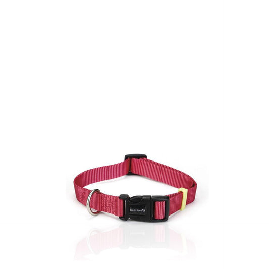 Beeztees Coleira para Cão Nylon Rosa XL