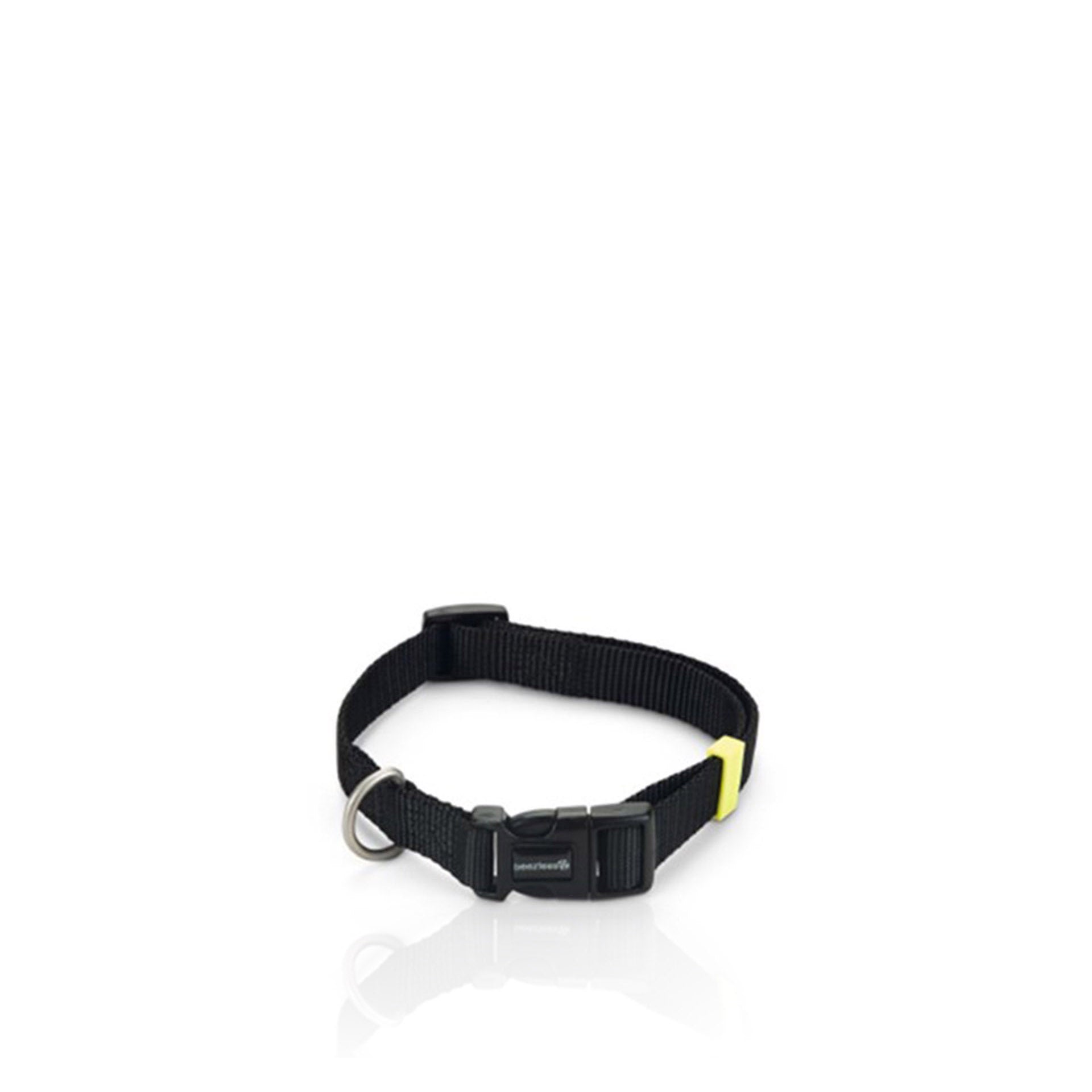 Beeztees Collar de perro de nailon negro M