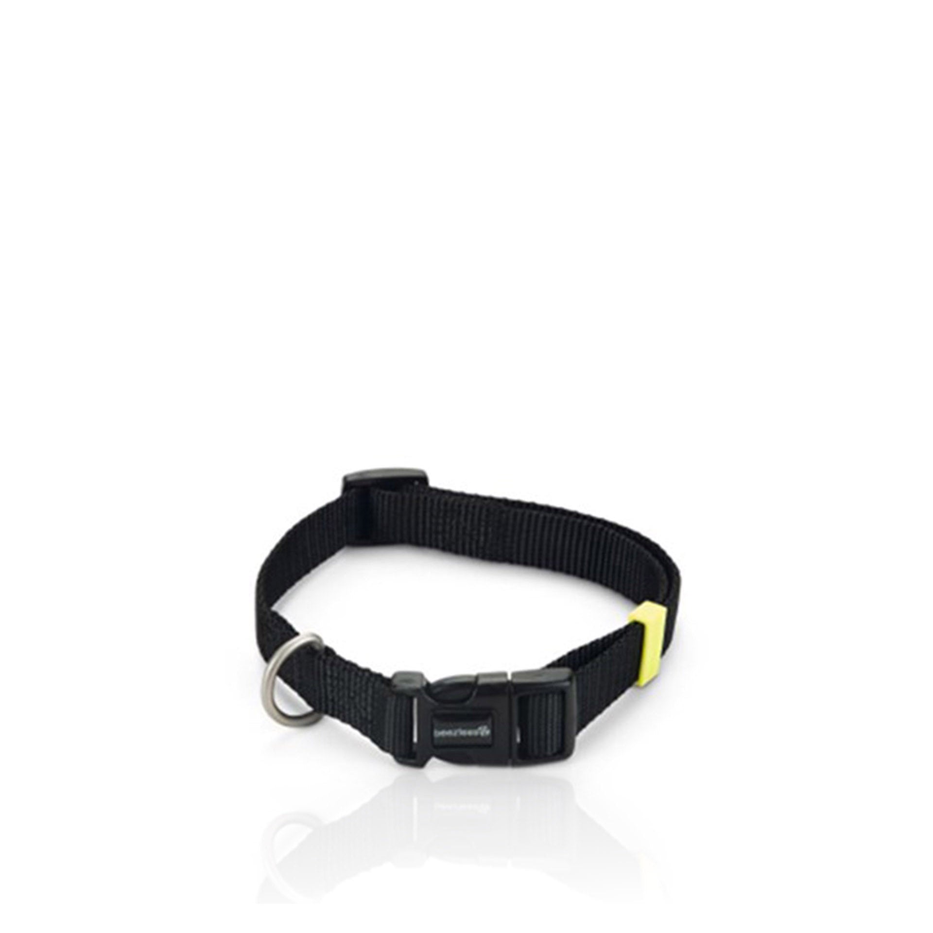 Beeztees Collar de perro de nailon negro XL