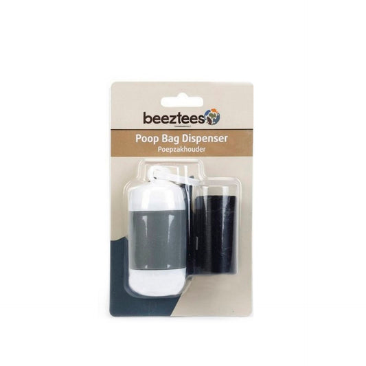 Beeztees Dispensador para Sacos Dejectos Cinza + 2 rolos