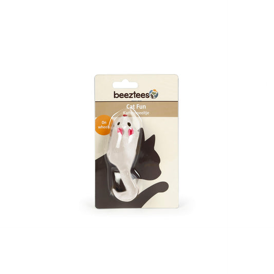 Beeztees Rato de Peluche com Roldana Speedy
