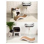 Beeztees Cama para Gato Preto/Branco